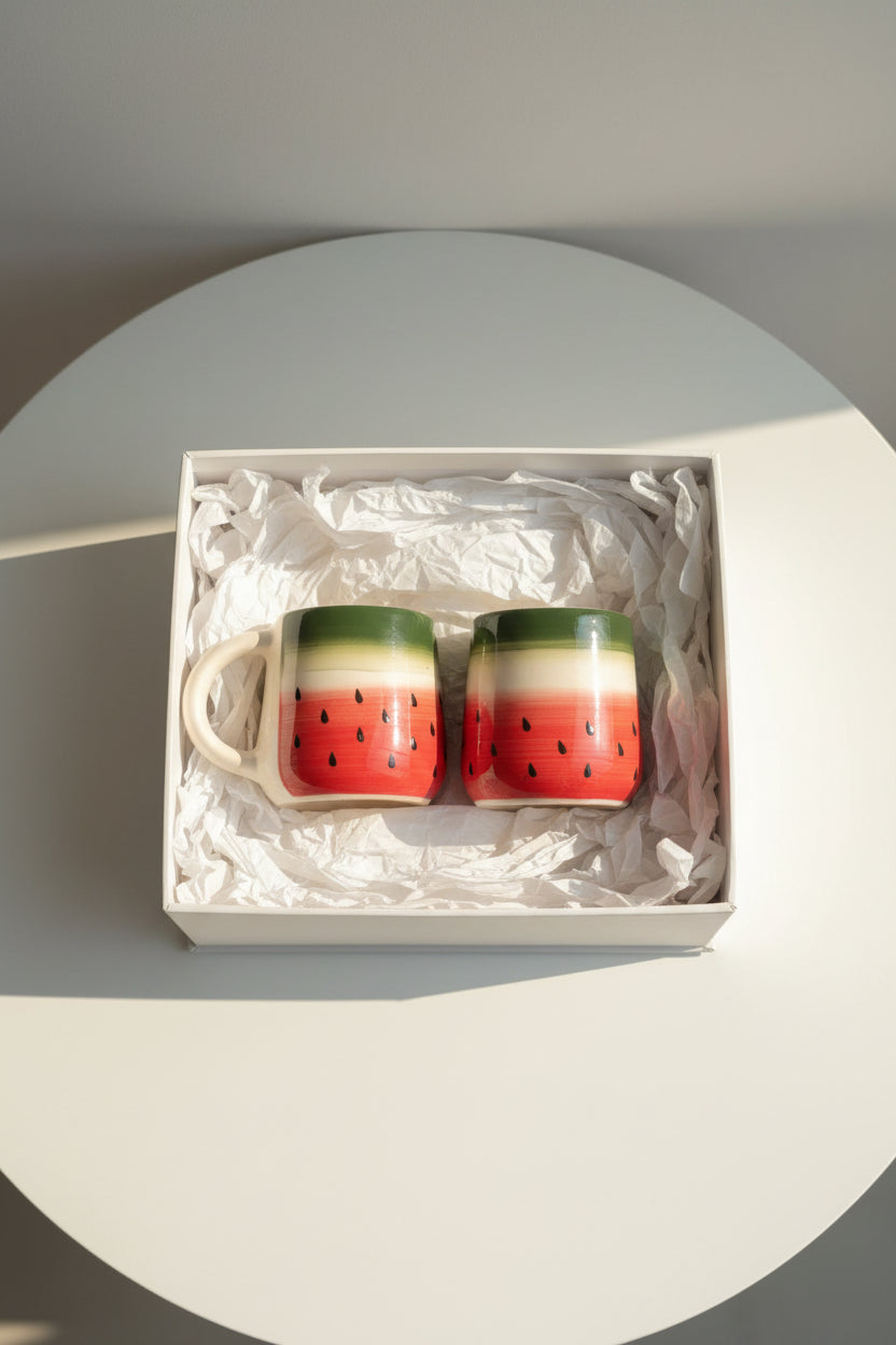 Watermelon Mug β Hand-Painted Ceramic Mug π (Set of 1)