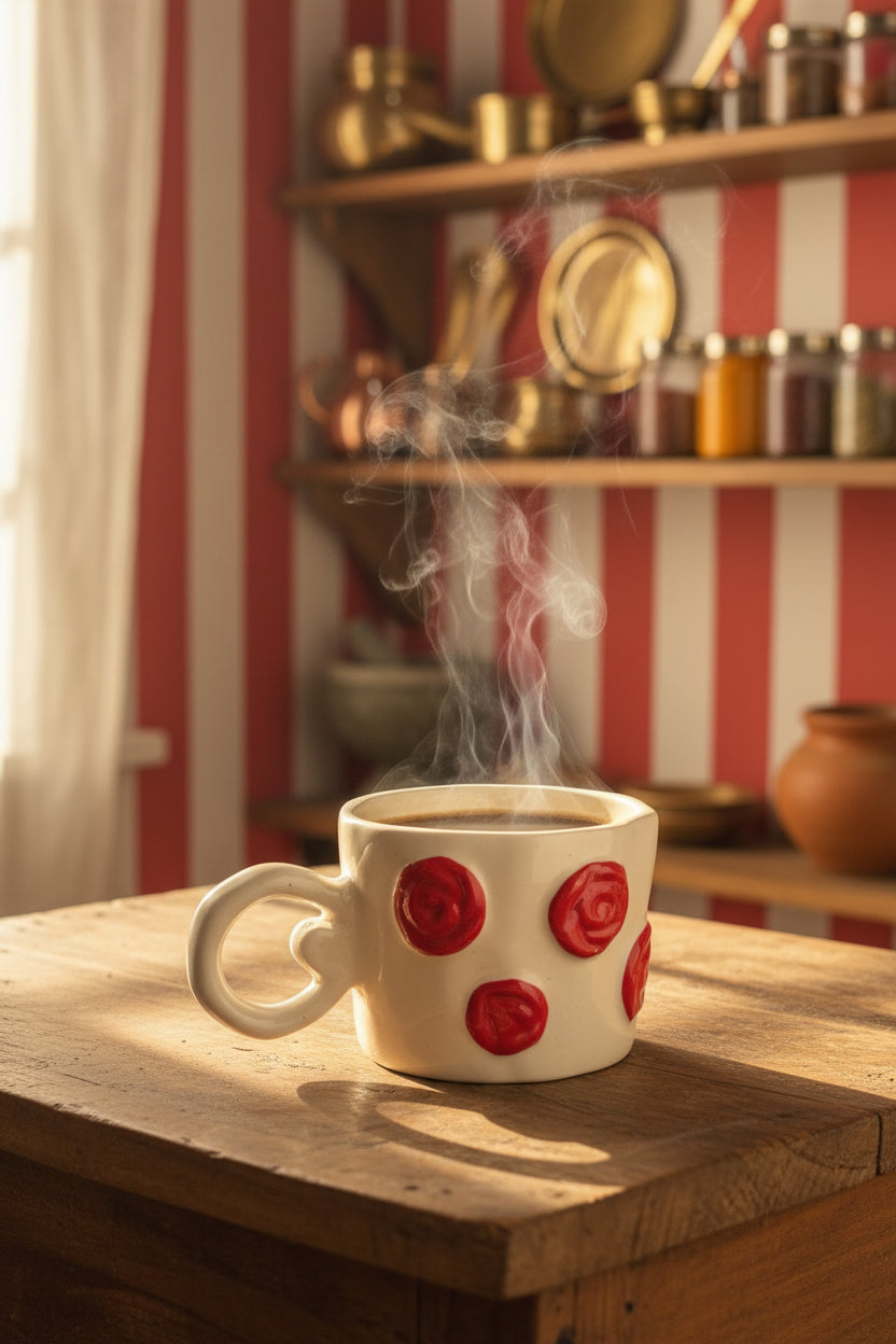 The "Enchanted Rose" Premium Sculpted Mug