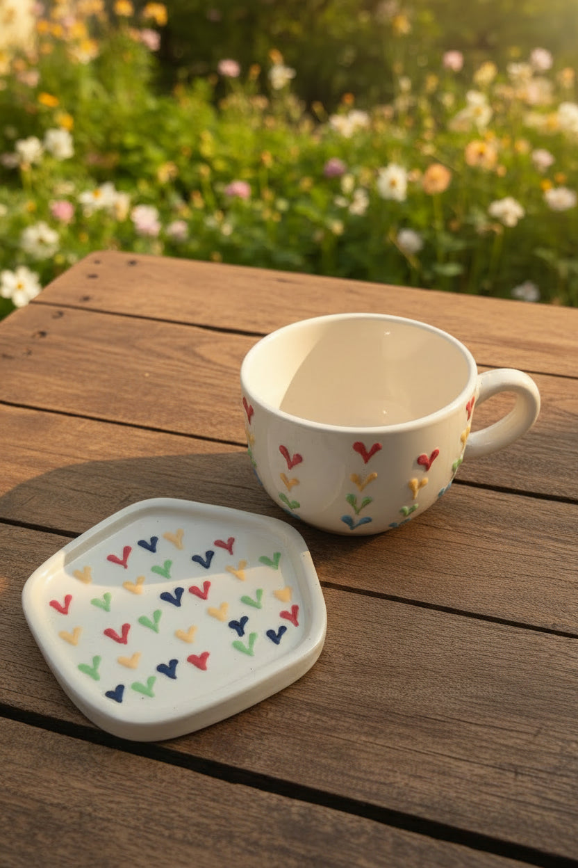 My Crockery Shop Multiple Hearts Bake & Brew Set