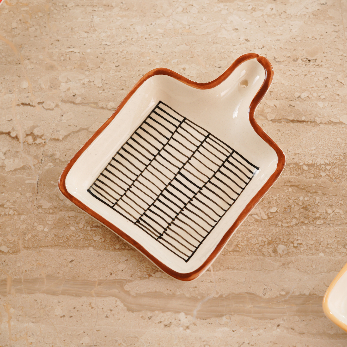 My Crockery Shop Whimsy Square Snack Plate