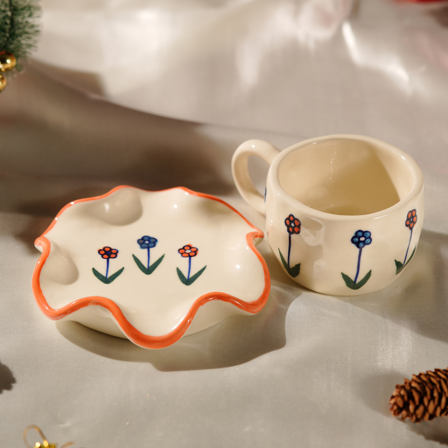 My Crockery Shop Garden Bloom Floral Cup & Saucer