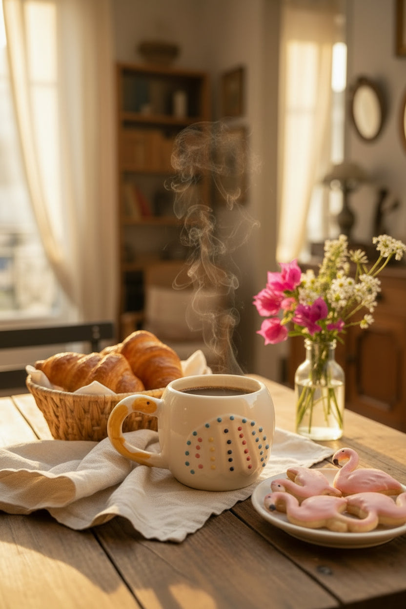 My Crockery Shop Flamingo Bloom Mug