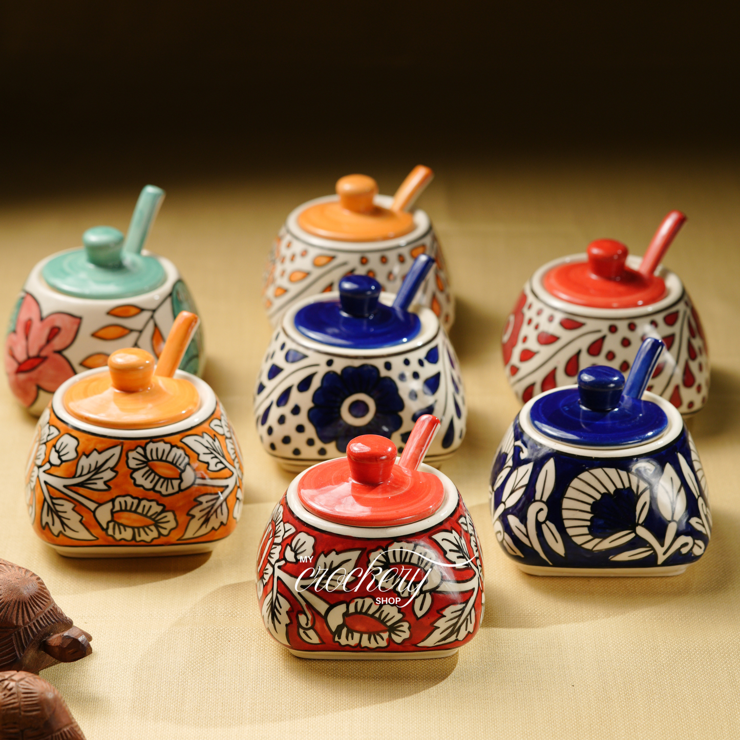 My Crockery Store Heritage-Inspired Ceramic Pickle Jar