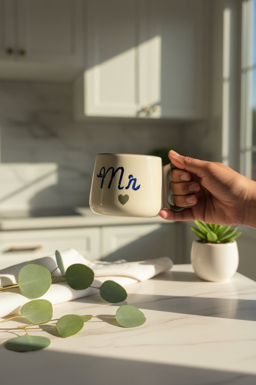 Mr and Mrs mug ( set of 2 )