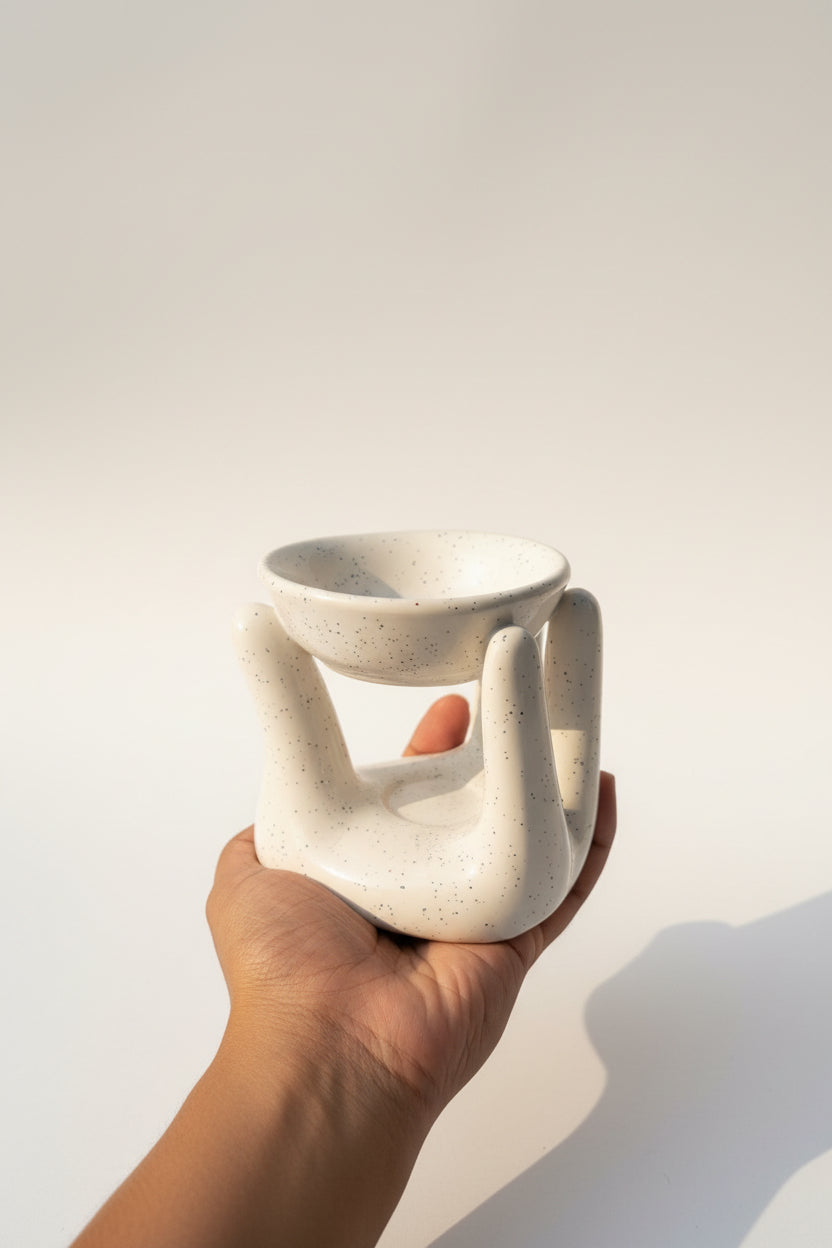Palm of Light candle holder