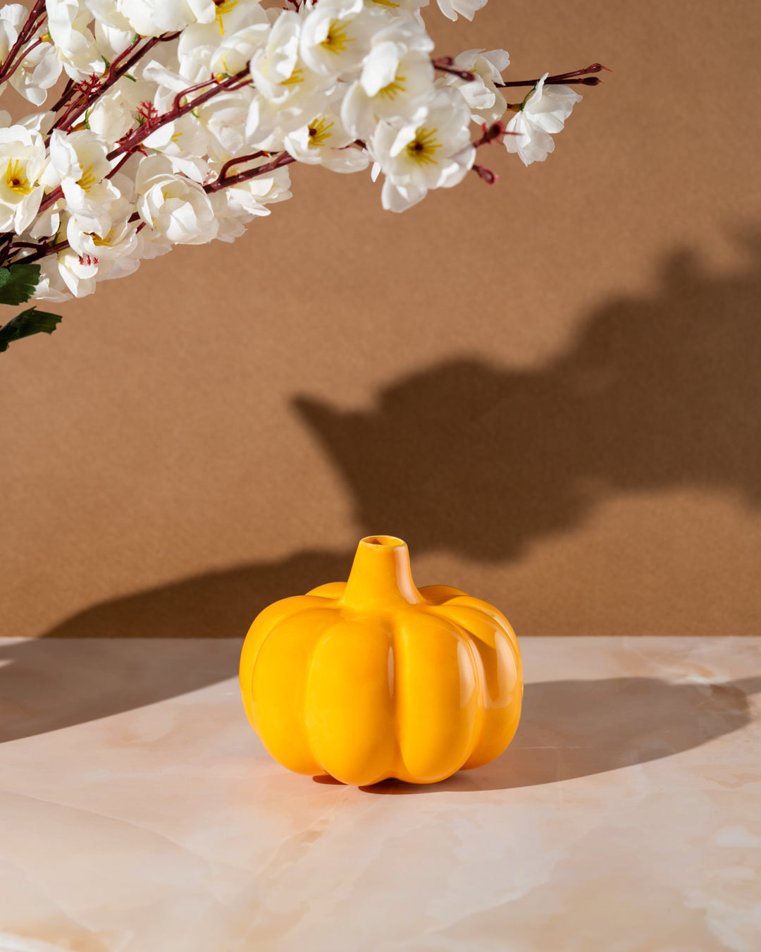 My Crockery Shop Handcrafted Ceramic Pumpkin Vase – Timeless Elegance