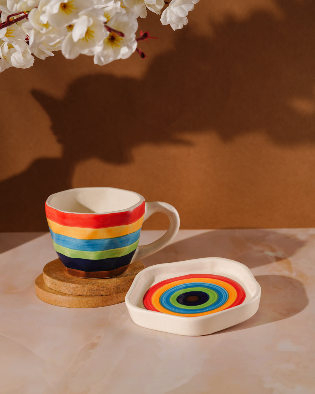 My Crockery Shop Ceramic Cup and Saucers for Mug-nificent Moments