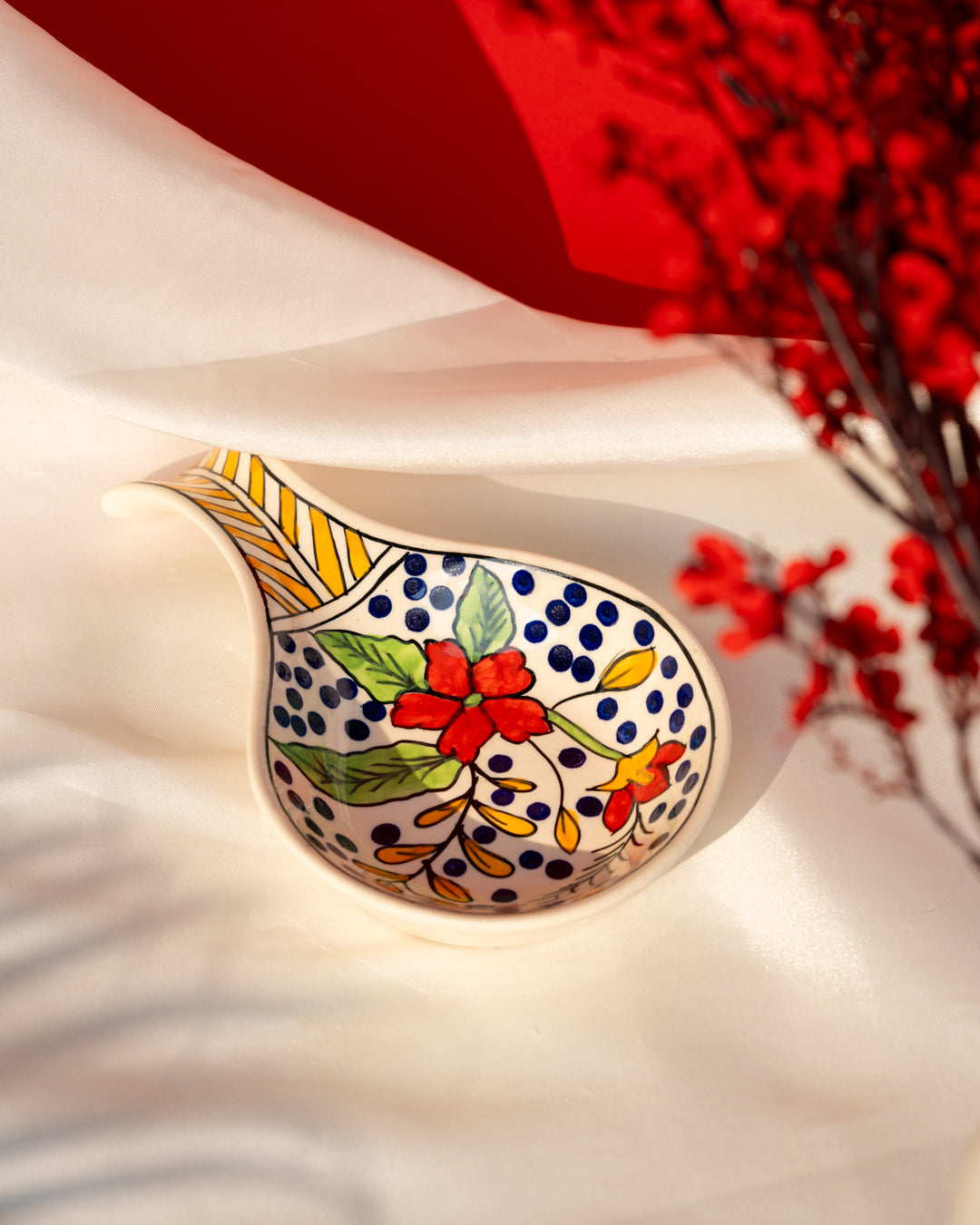 My Crockery Shop Ceramic Spoon Rest – Handcrafted Kitchen Essential