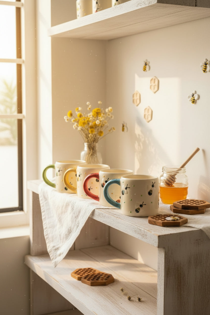 The "Worker Bee" Handcrafted Studio Mug