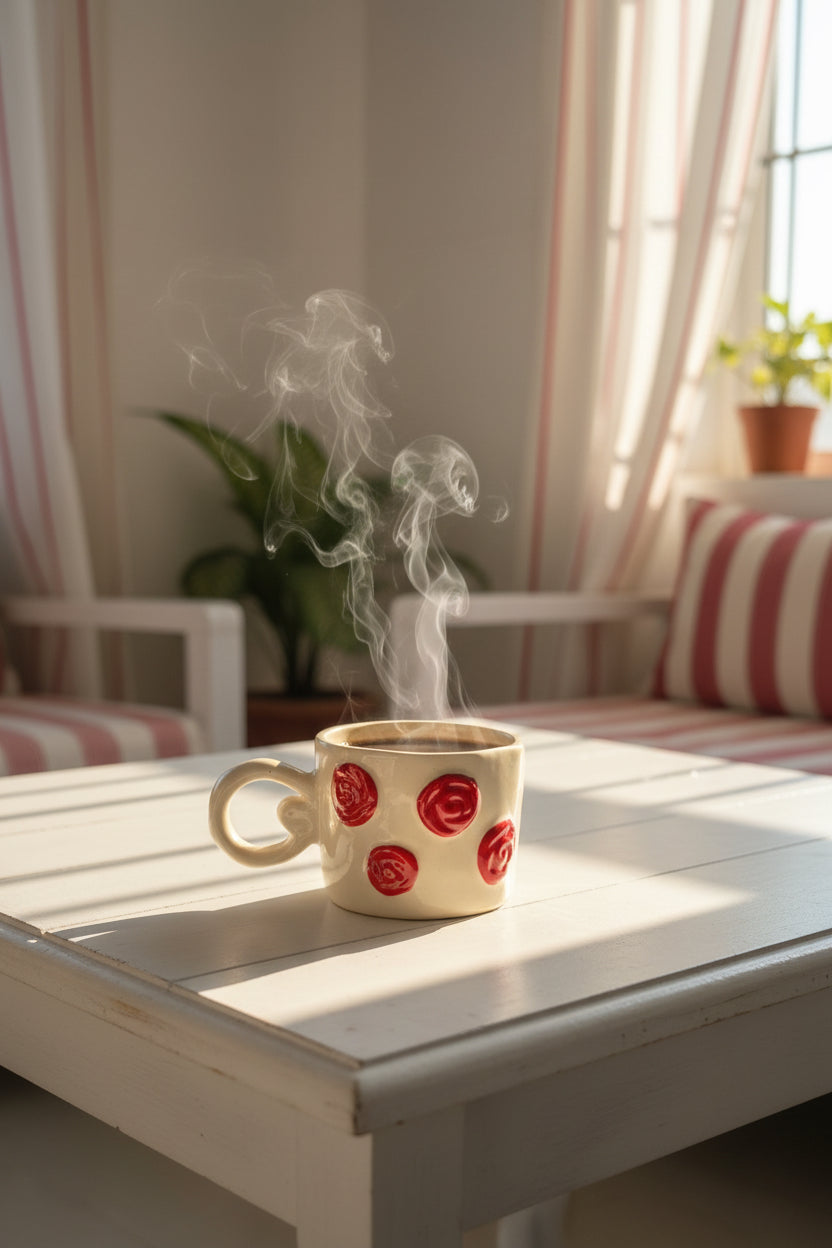 The "Enchanted Rose" Premium Sculpted Mug