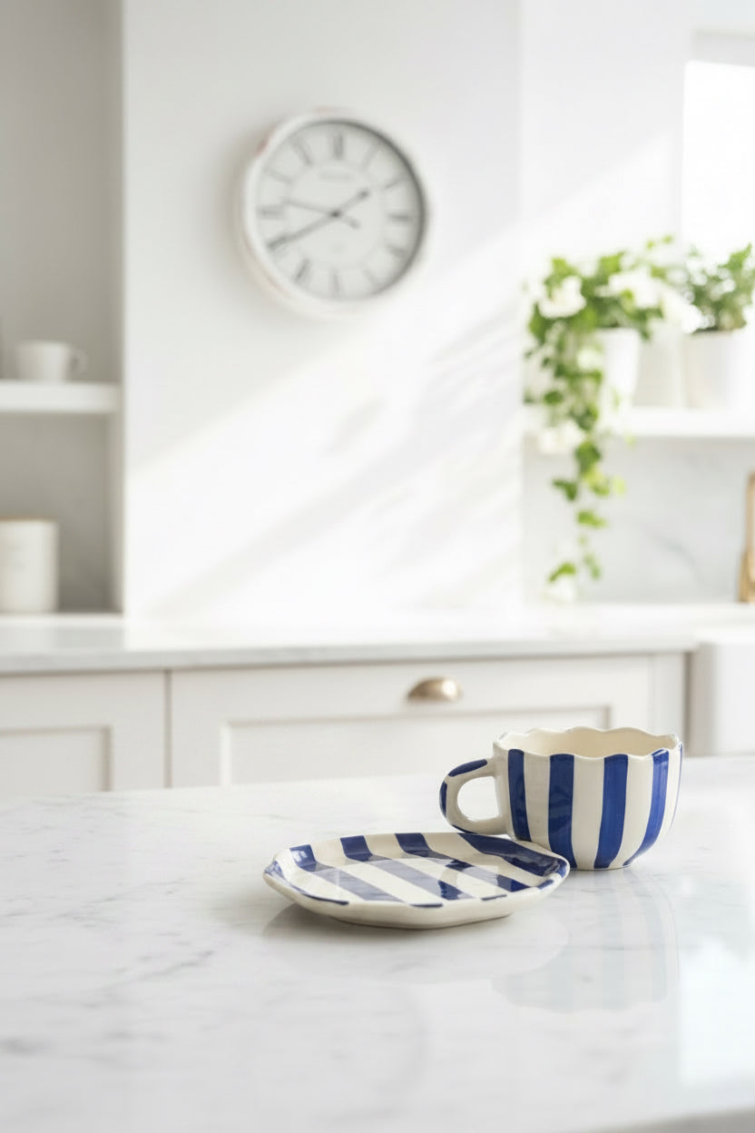 My Crockery Shop Classic Blue stripe set
