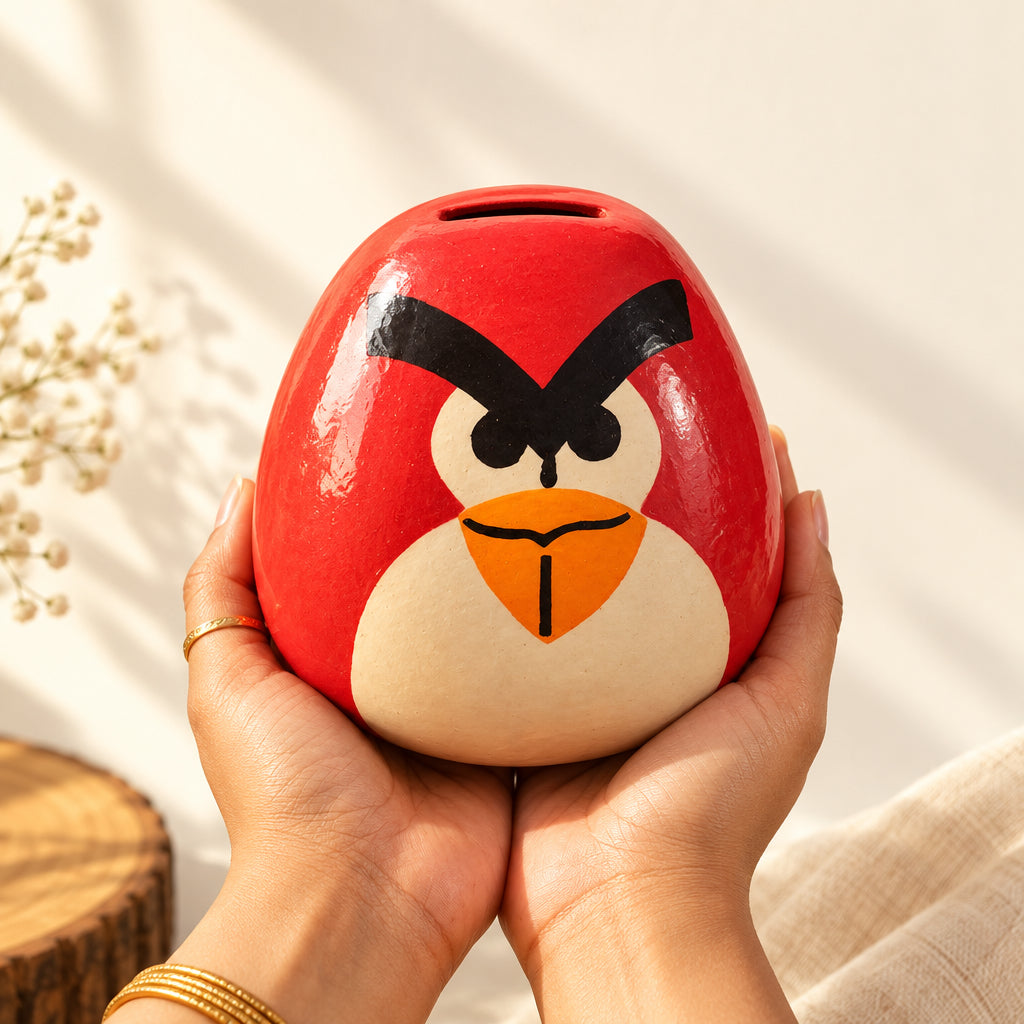 🐦 Angry Bird Ceramic Money Bank Set of 1)