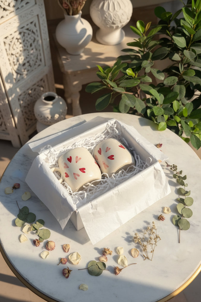 Sweet hearts ceramic mug