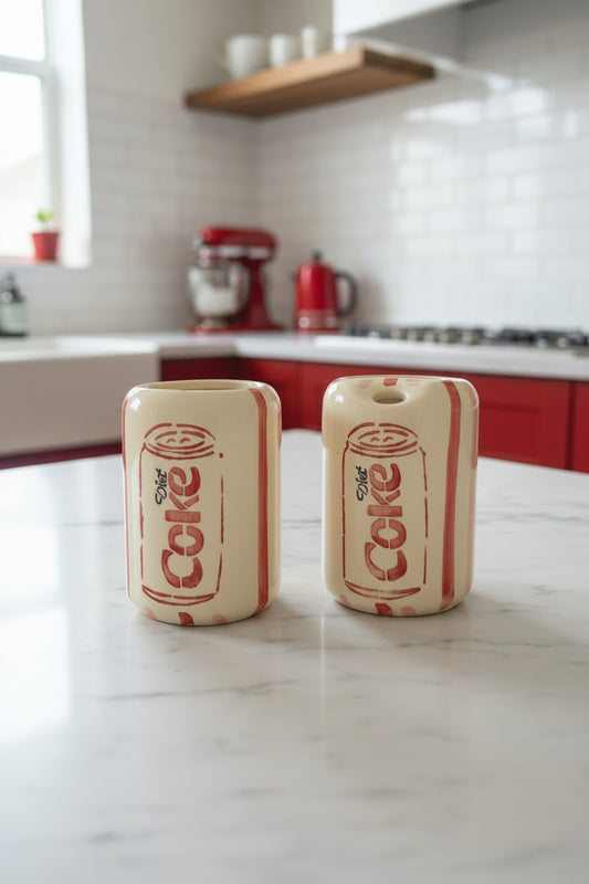 🥤 Retro Diet Coke Ceramic Sipper