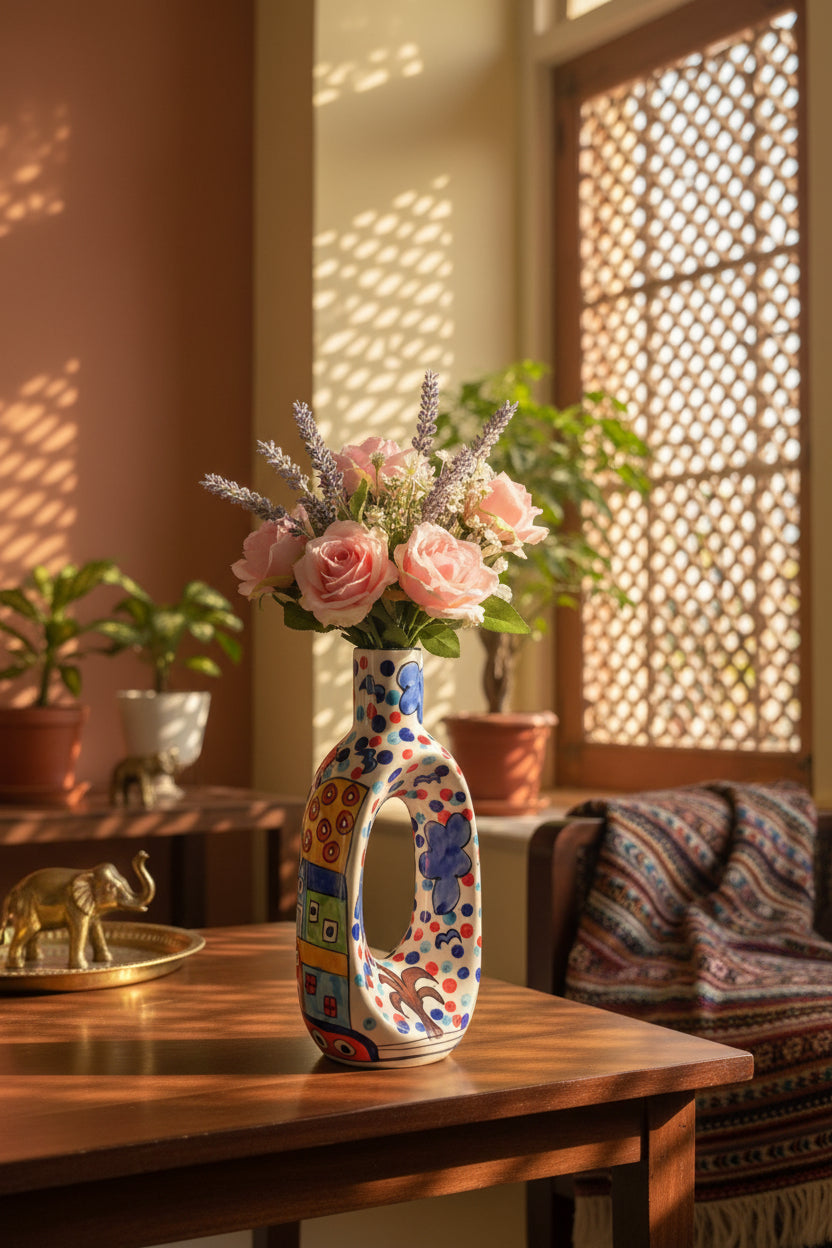 Artisan Hollow vase