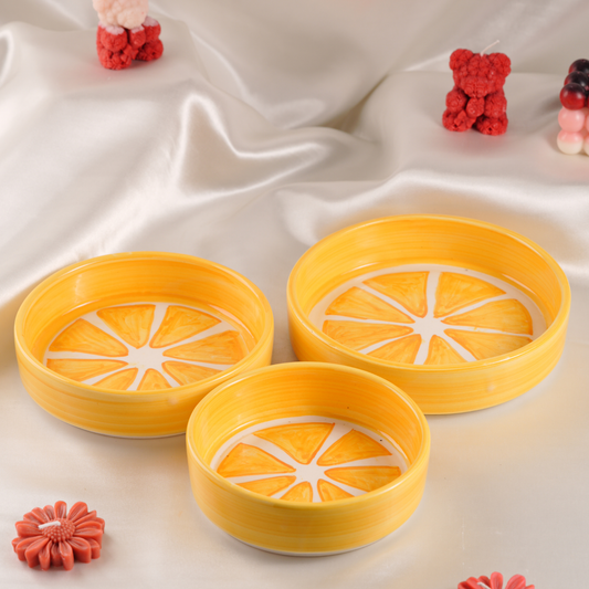 My Crockery Shop Ceramic Snack Bowls (Set of 3)