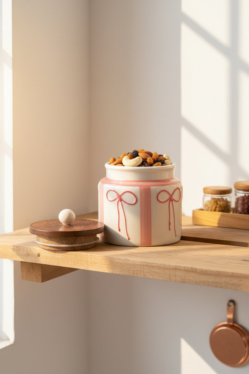 Handpainted Airtight jars 500 mL