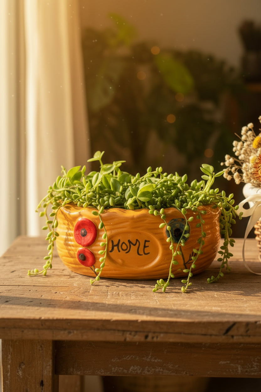 🏡 Home Bloom Wide Ceramic Planter