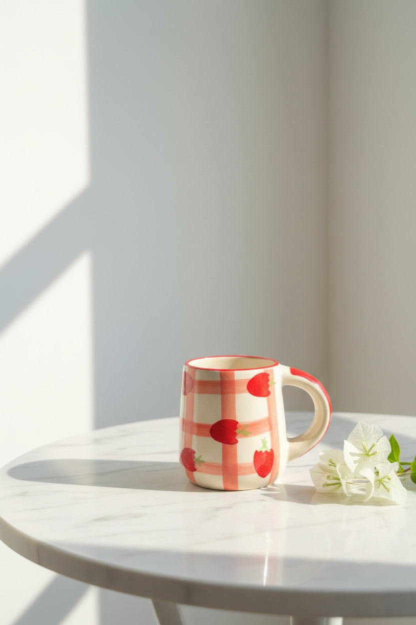 Strawberry and Blueberry mugs