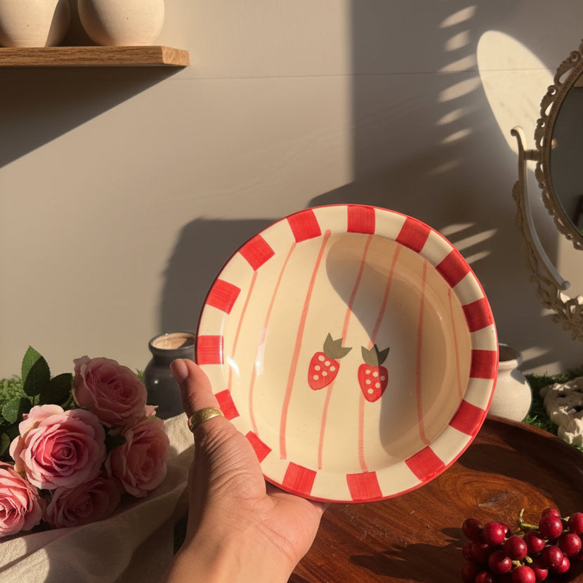 🍝 Collection Name: Pasta Party Ceramic Plates (Set of 1)