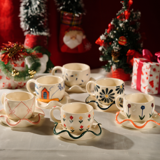 My Crockery Shop Garden Bloom Floral Cup & Saucer