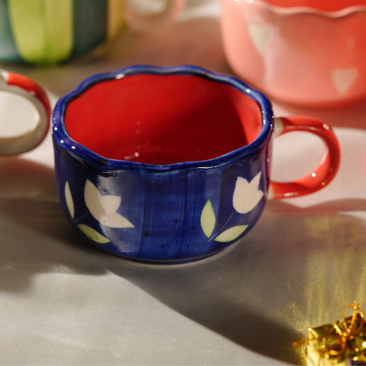 My Crockery Shop Everyday Café Ceramic Cappuccino Mug- Single