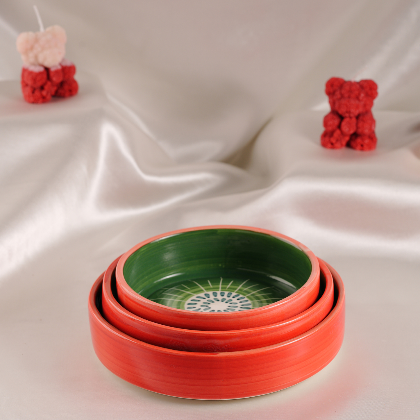 My Crockery Shop Ceramic Snack Bowls (Set of 3)