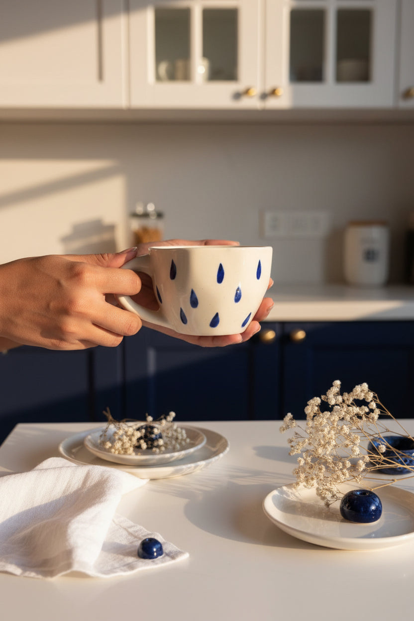 Happy Hand-Painted Tea & Coffee Cups – 220 mL

(Set of 1)