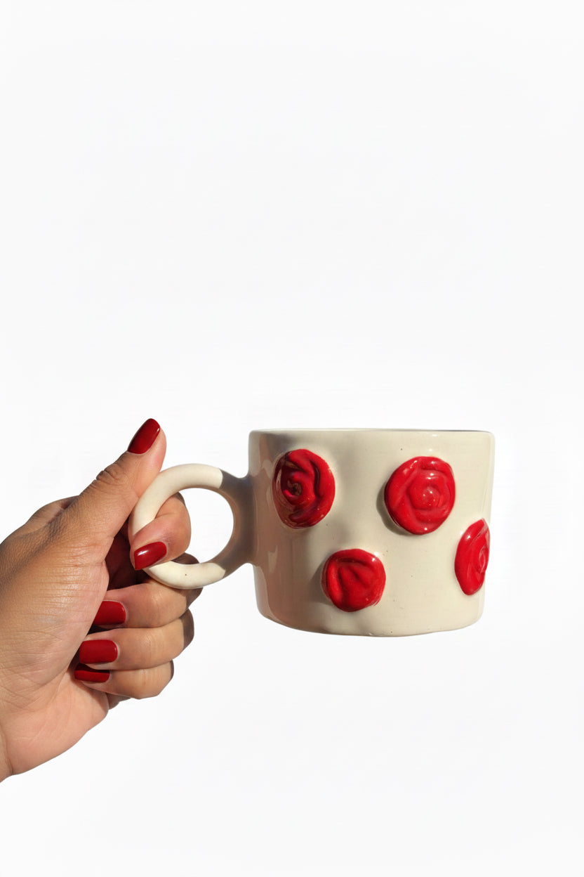 The "Enchanted Rose" Premium Sculpted Mug