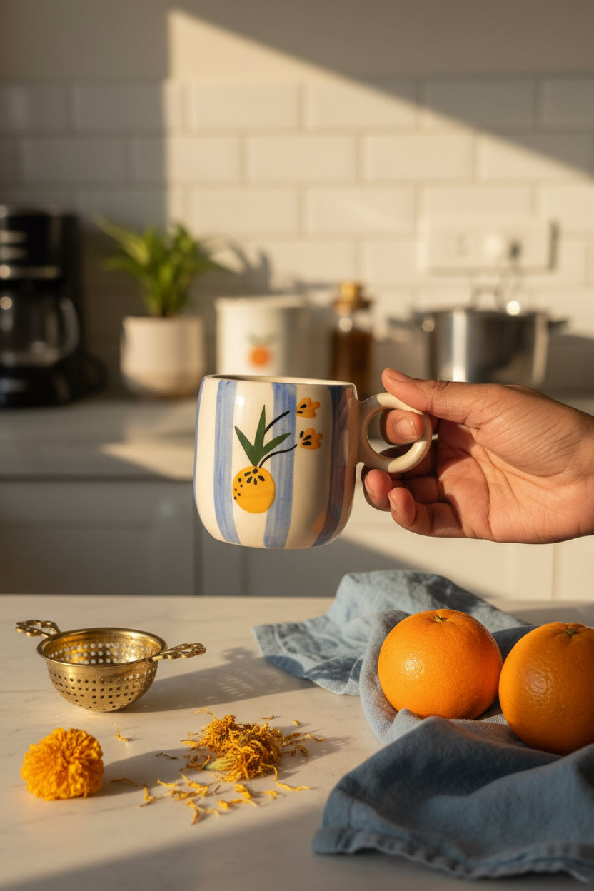 Orange Grove Ceramic  mug