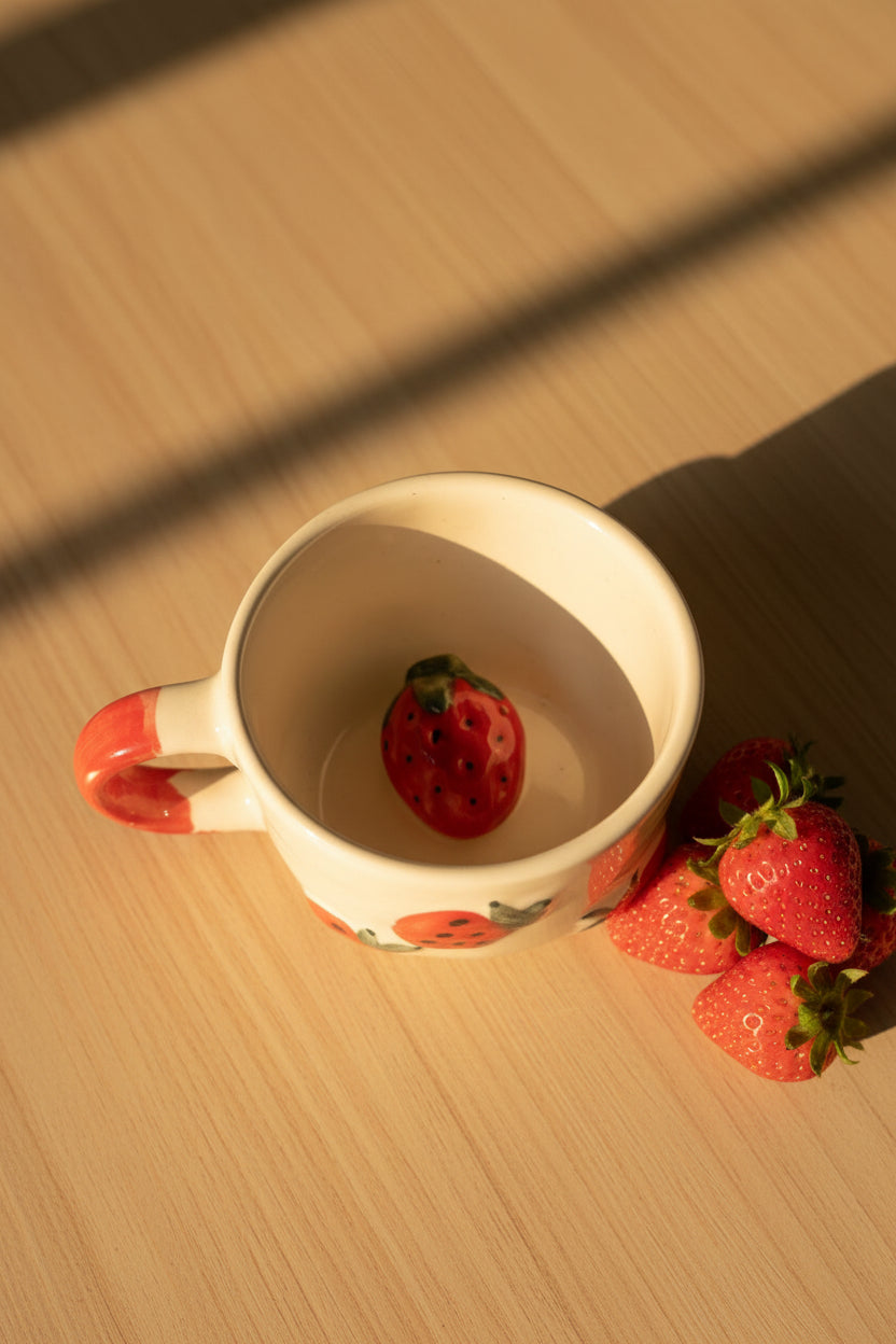 My Crockery Shop Strawberry  Surprise mug