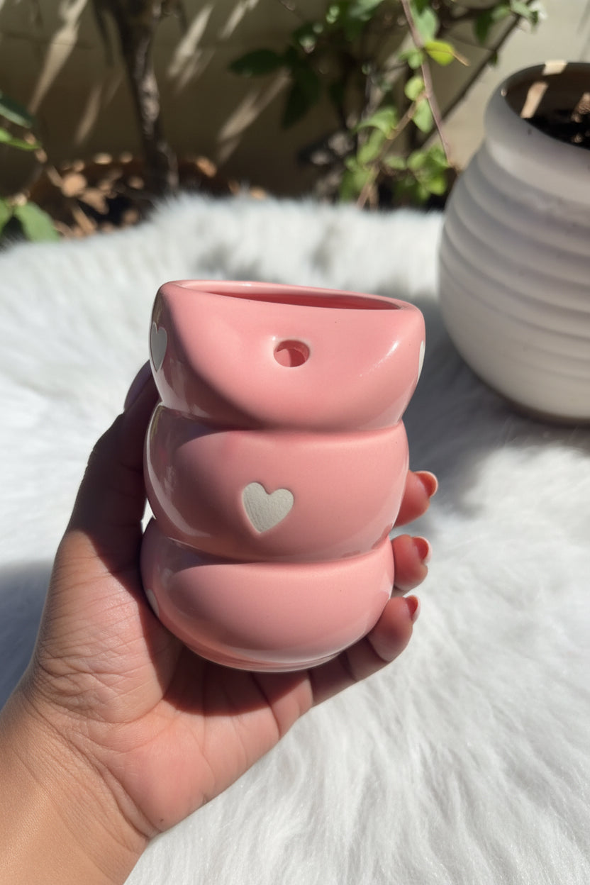 Ceramic Sippers with straw