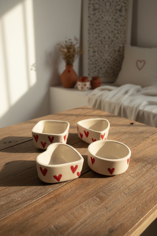 Heart dips (Set of 1)