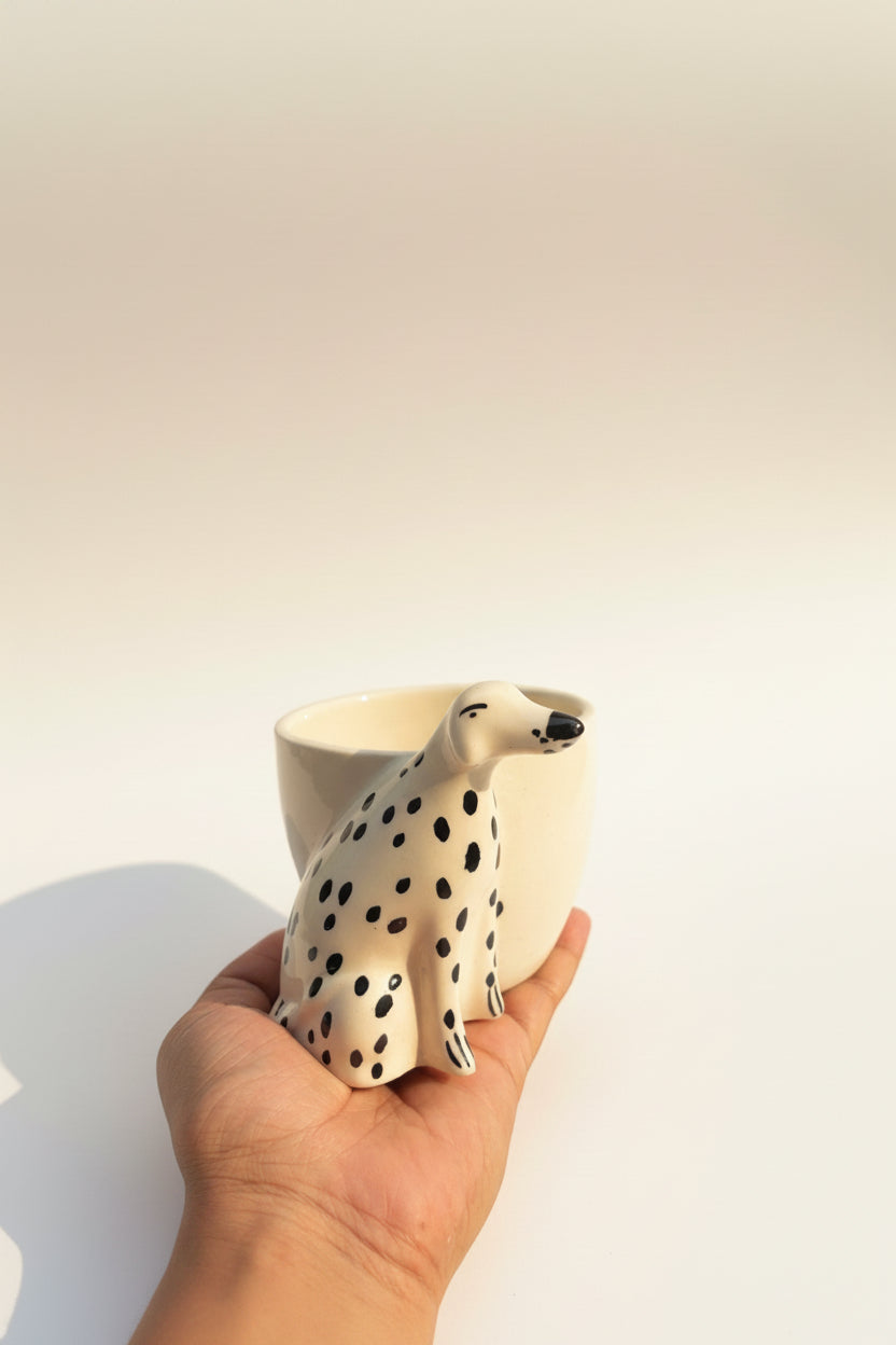 Polka Paws planter
