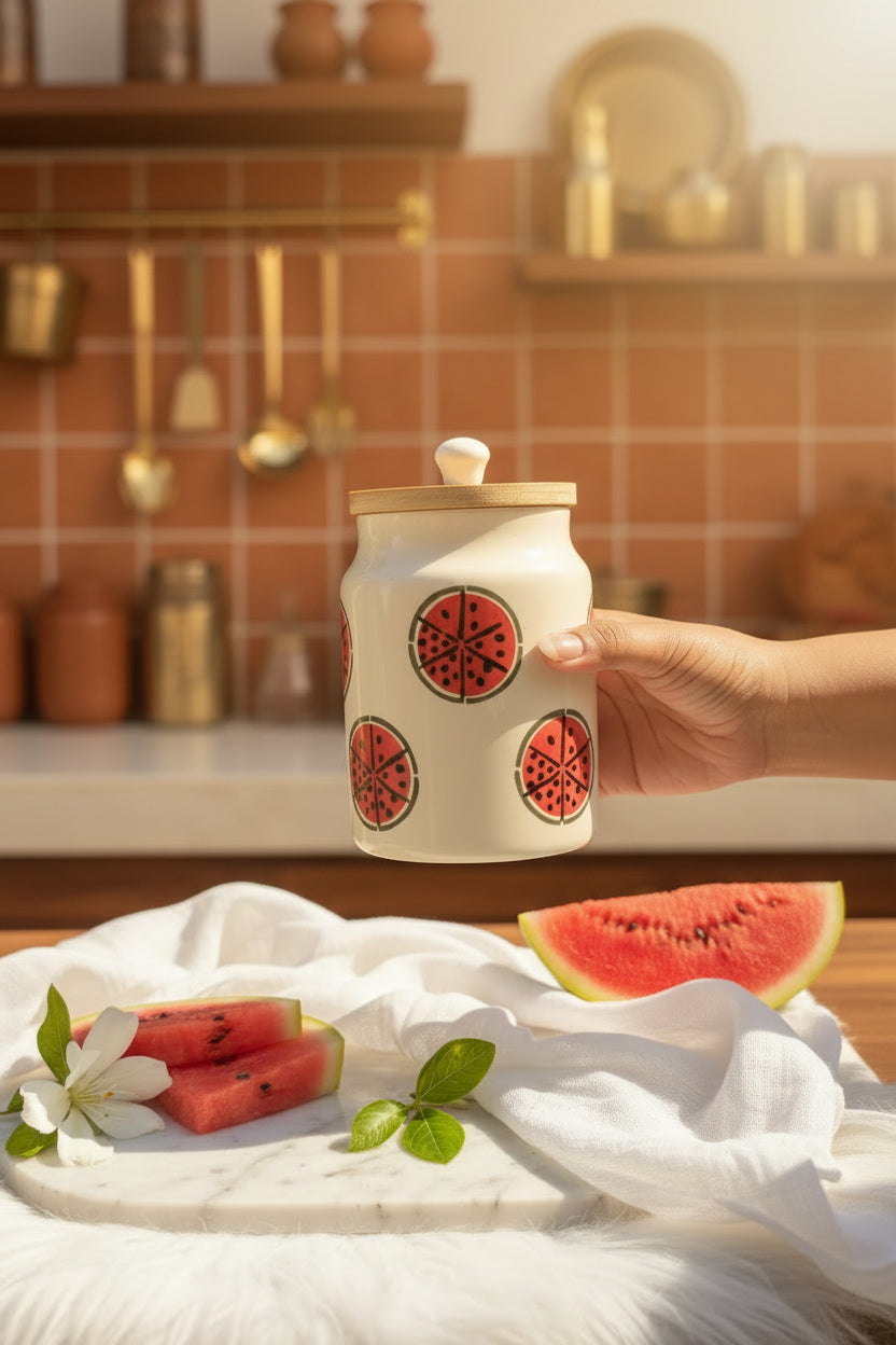 🍊 Summer Orchard Ceramic Jar Collection 🍉