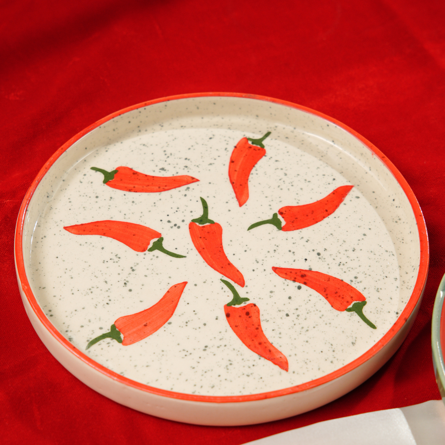 My Crockery Shop Little Bites Hand-Painted Ceramic Plates- Single