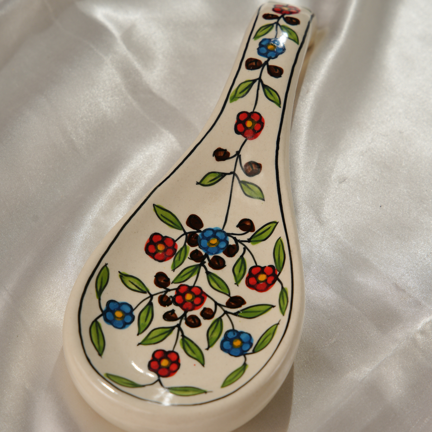 My Crockery Store Everyday Kitchen Ceramic Spoon Rest – Small