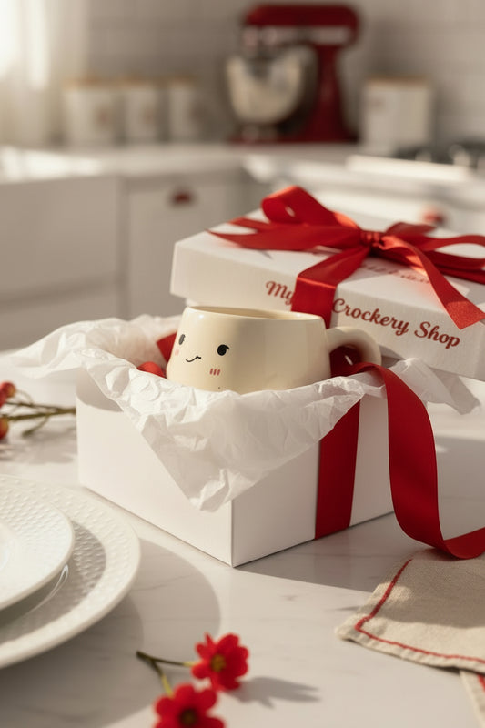 Cuddle Face Ceramic Mug (Set of 1)