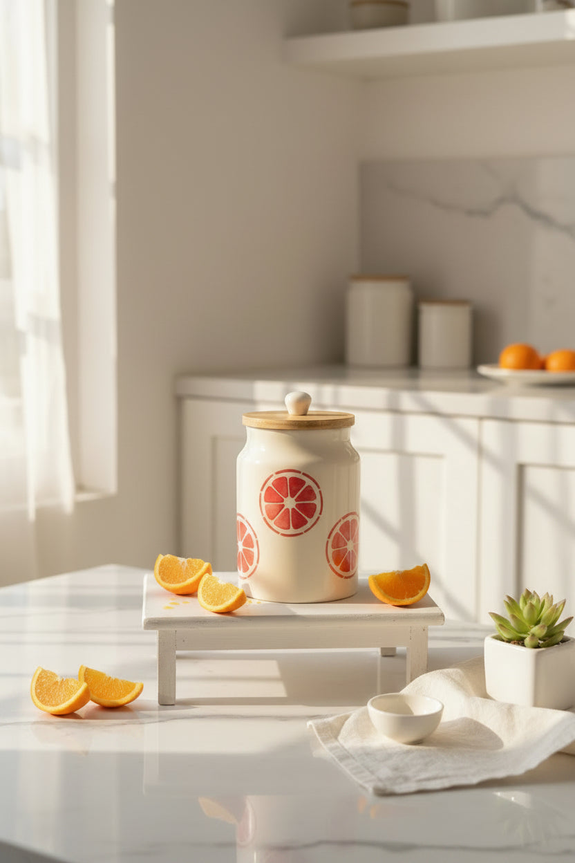 🍊 Summer Orchard Ceramic Jar Collection 🍉