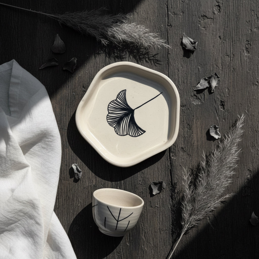 Heart & Floral Diamond Ceramic Dessert Plates ❤️🌸

(Set of 1)