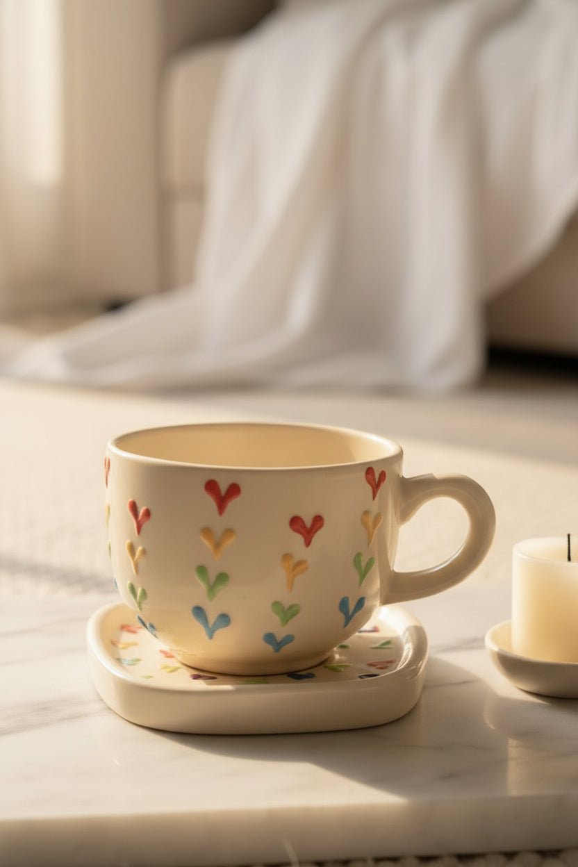 My Crockery Shop Multiple Hearts Bake & Brew Set