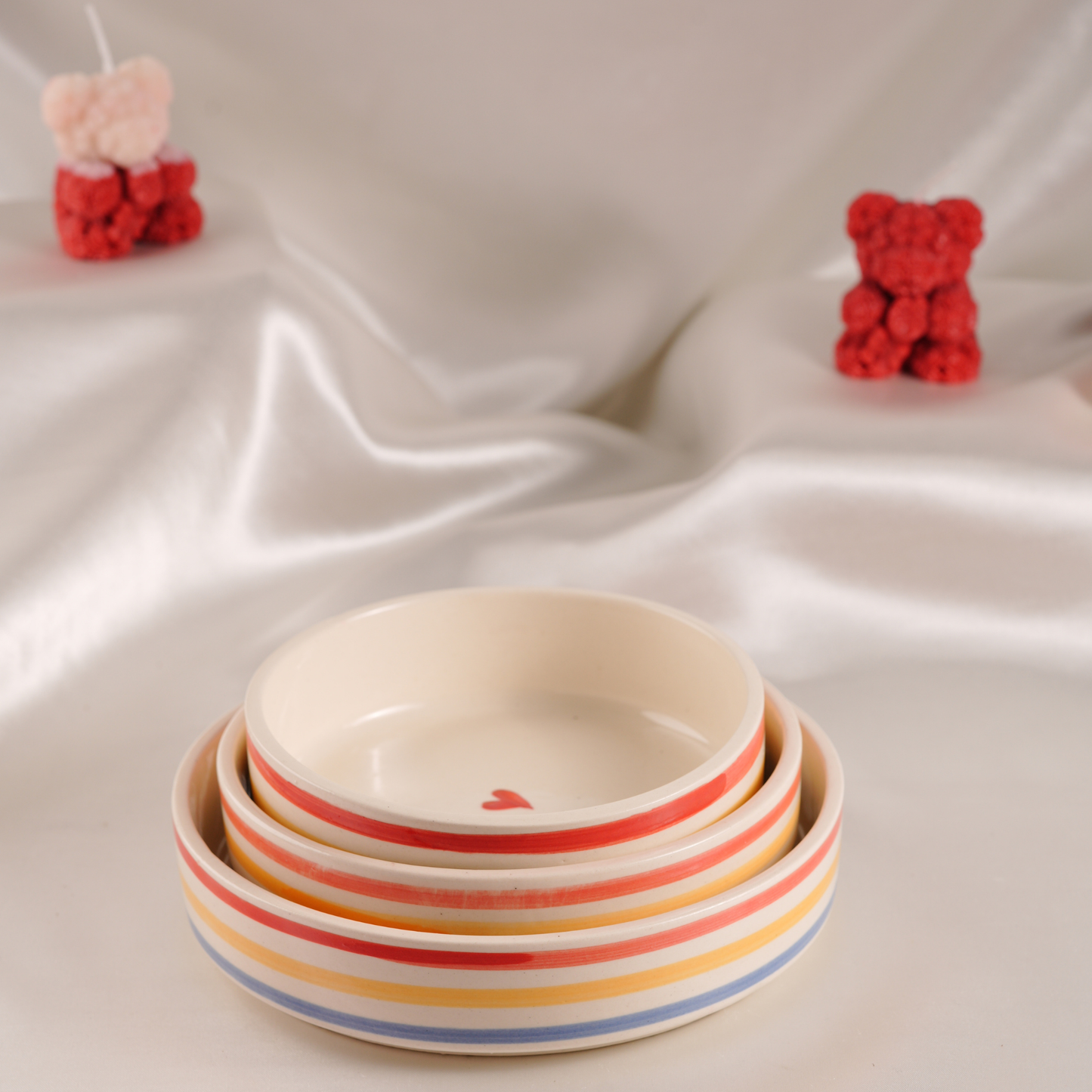 My Crockery Shop Ceramic Snack Bowls (Set of 3)
