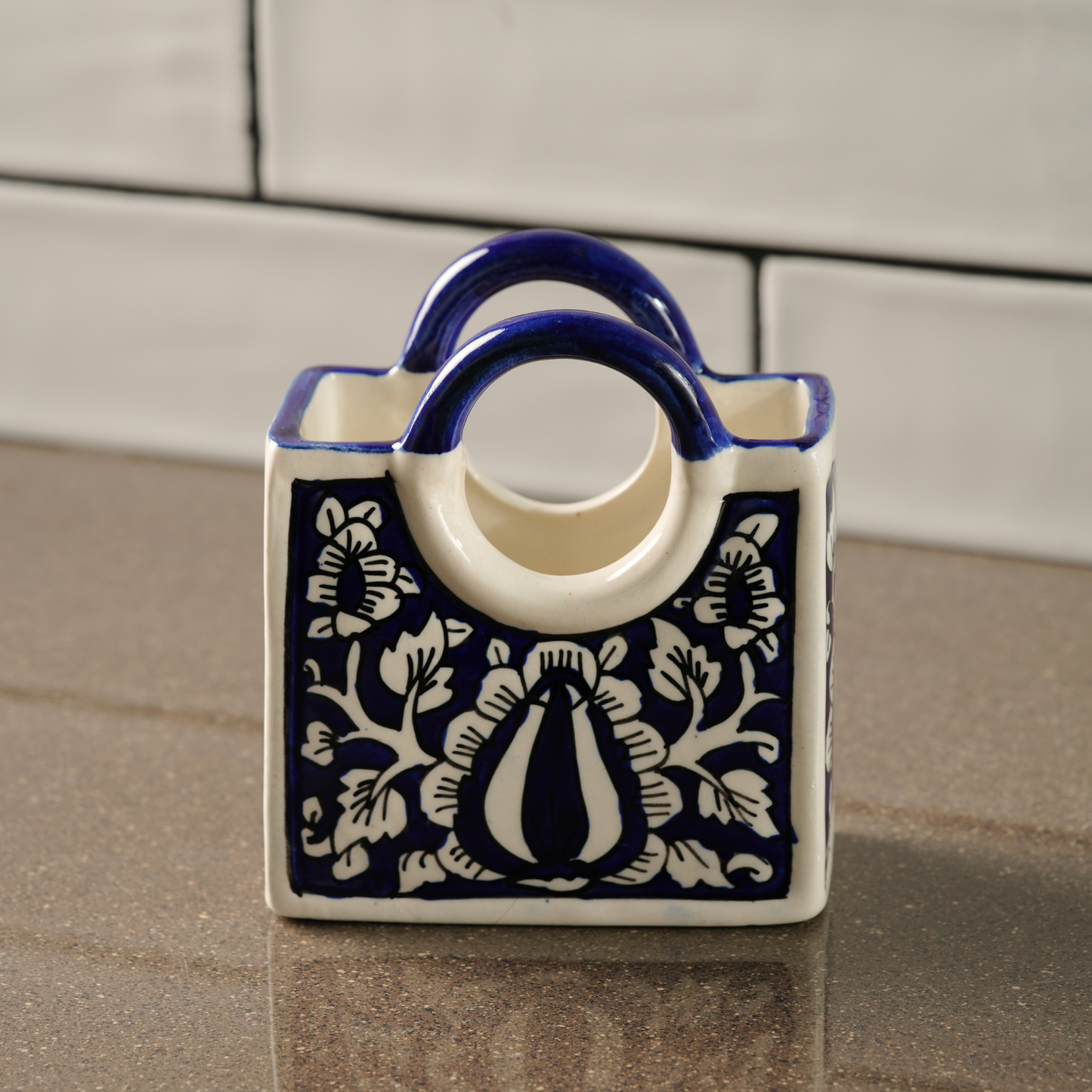 My Crockery Shop Handcrafted Bag Shape Ceramic Holder