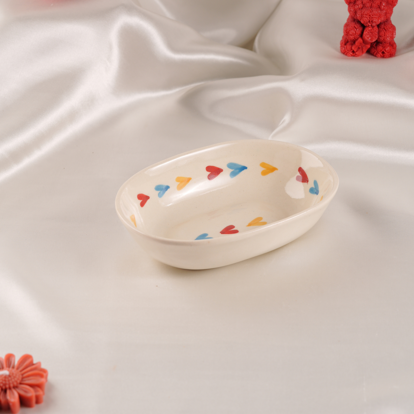 My Crockery Shop Oval Ceramic Snack Bowl