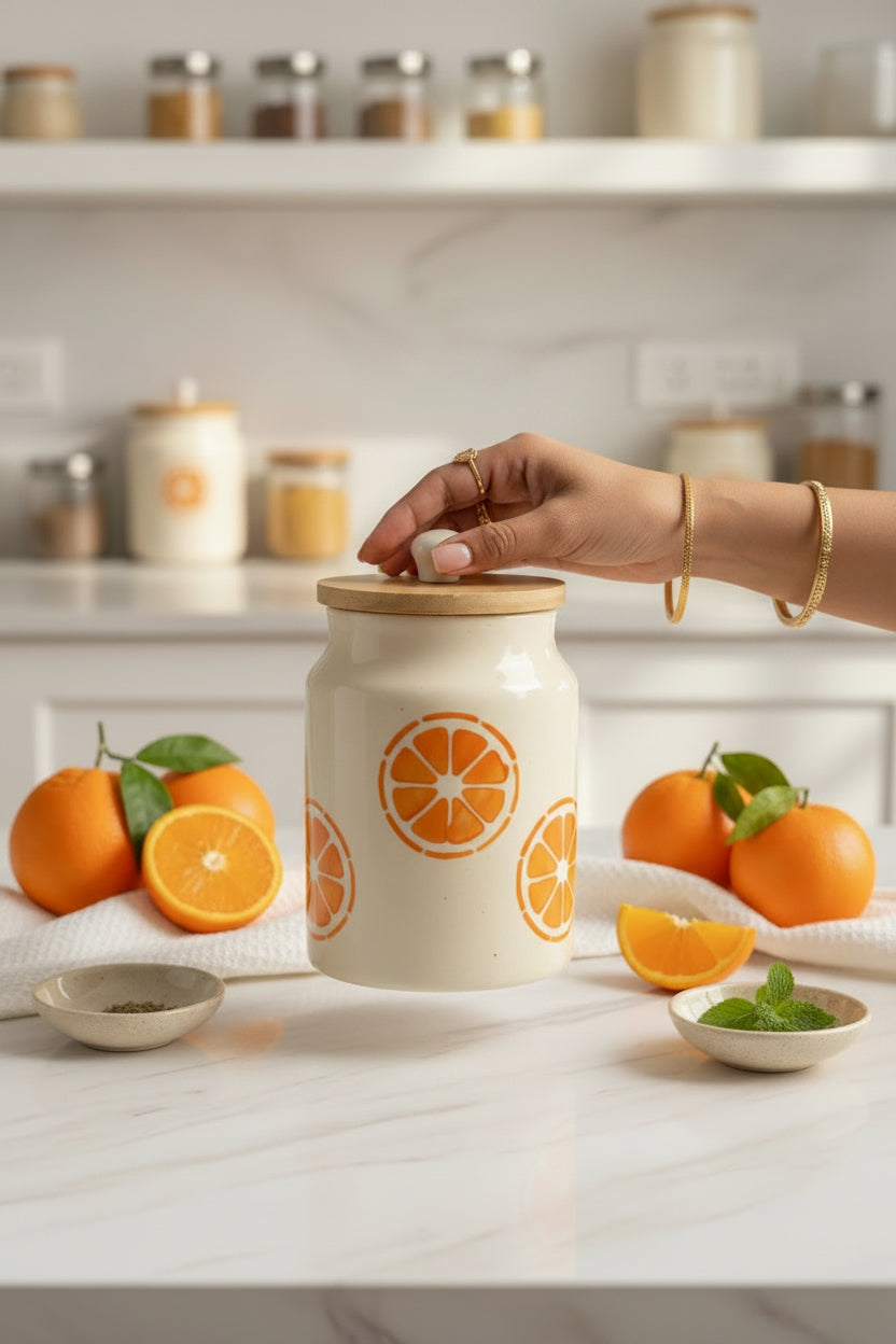 🍊 Summer Orchard Ceramic Jar Collection 🍉