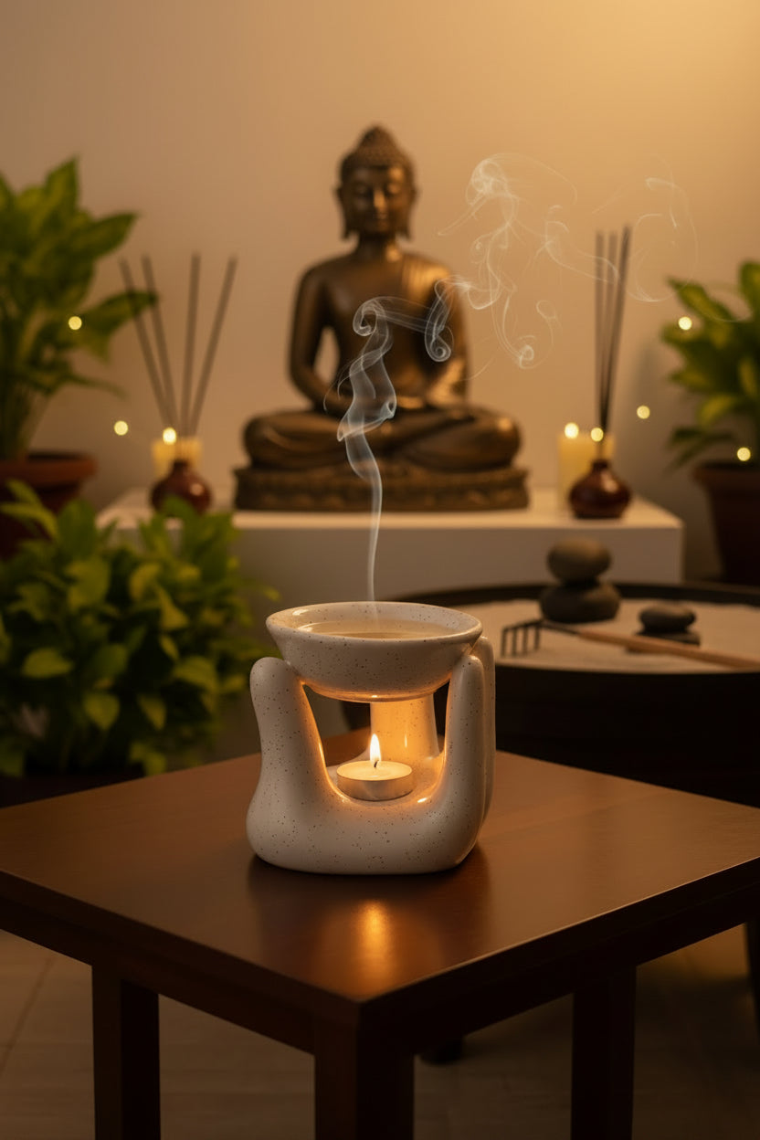 Palm of Light candle holder