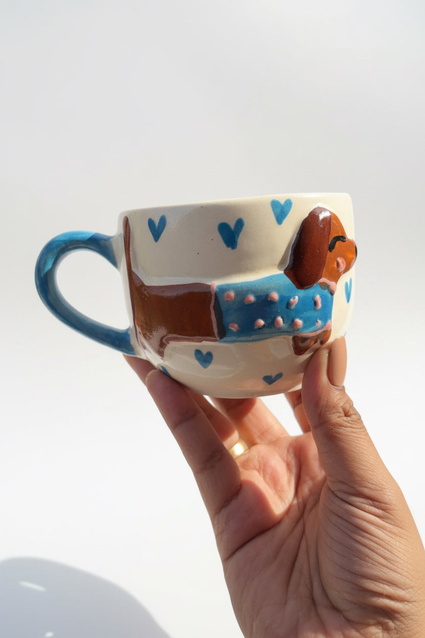 The cozy pup  mug