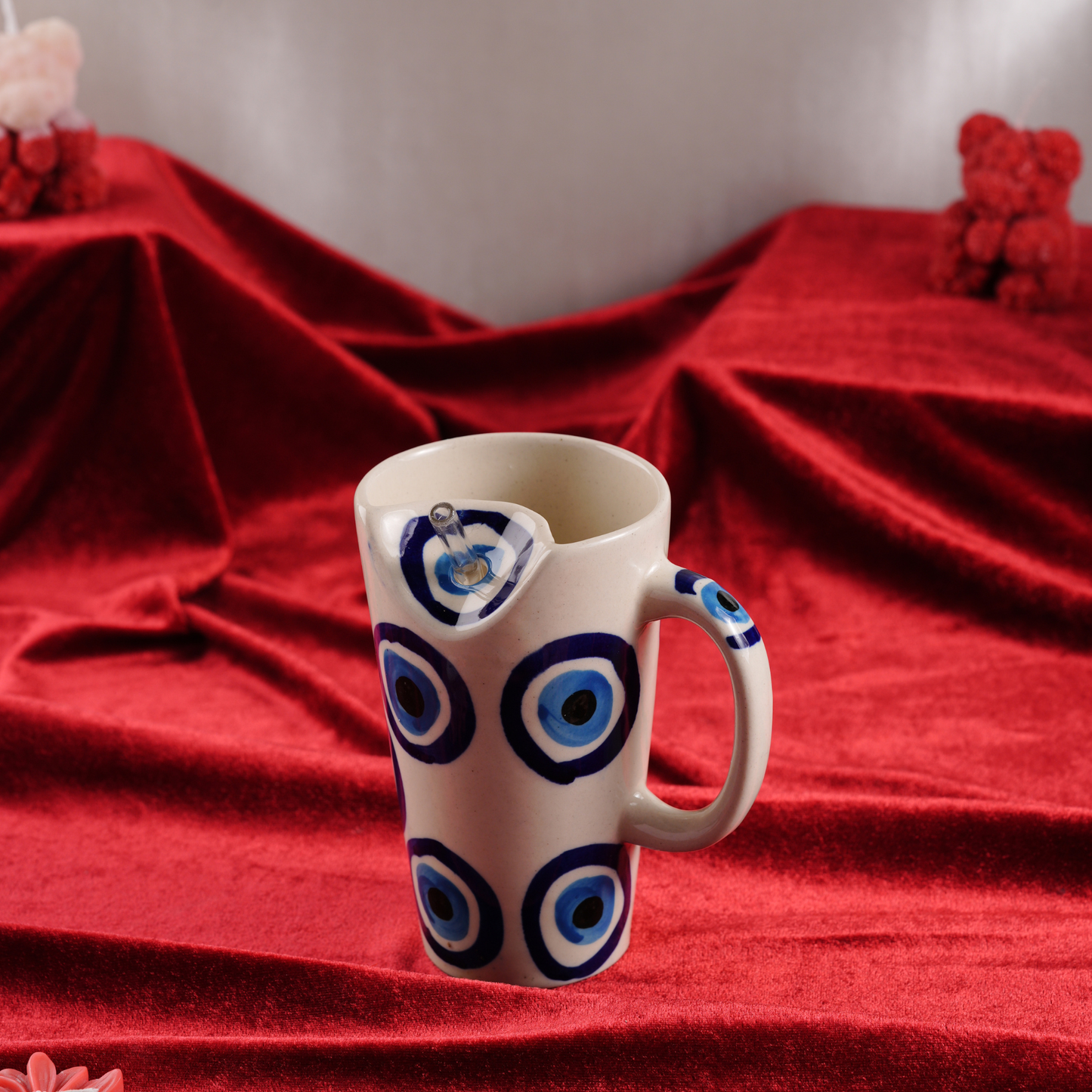 My Crockery Shop Everyday Brew Ceramic Sipper With Straw