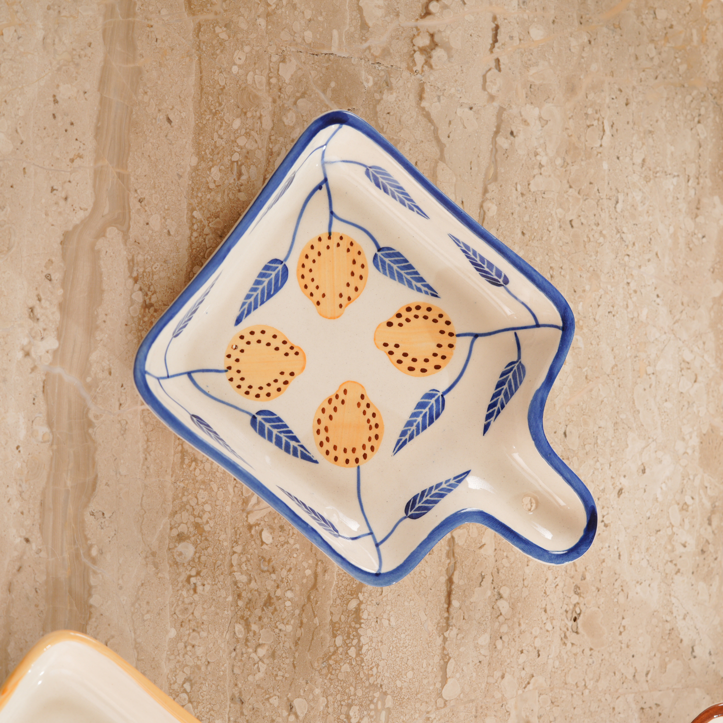 My Crockery Shop Whimsy Square Snack Plate