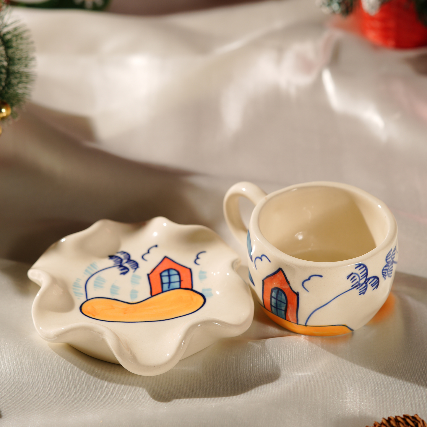 My Crockery Shop Garden Bloom Floral Cup & Saucer